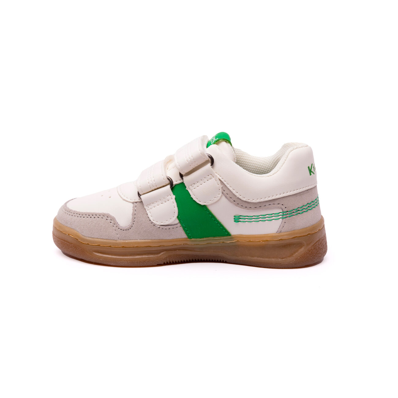 Kickers Kalido Blanc Gris Vert – Image 3